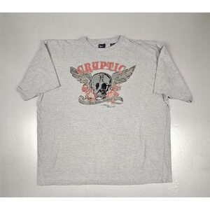 KANI GOLD T-Shirt Mens 4XL Vintage Gray Cryptic The Urban Legend‎ Skull